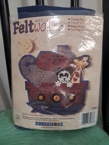 Noah's Country Ark Felt Works Applique Folk Art Kit Dimensions, inc. 1995 - Picture 1 of 5