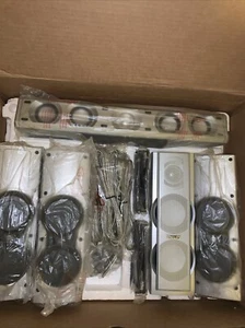 CS5500D Philips -Set of 5 Speakers with Wires and Speaker Stands-New In Open Box - Picture 1 of 5