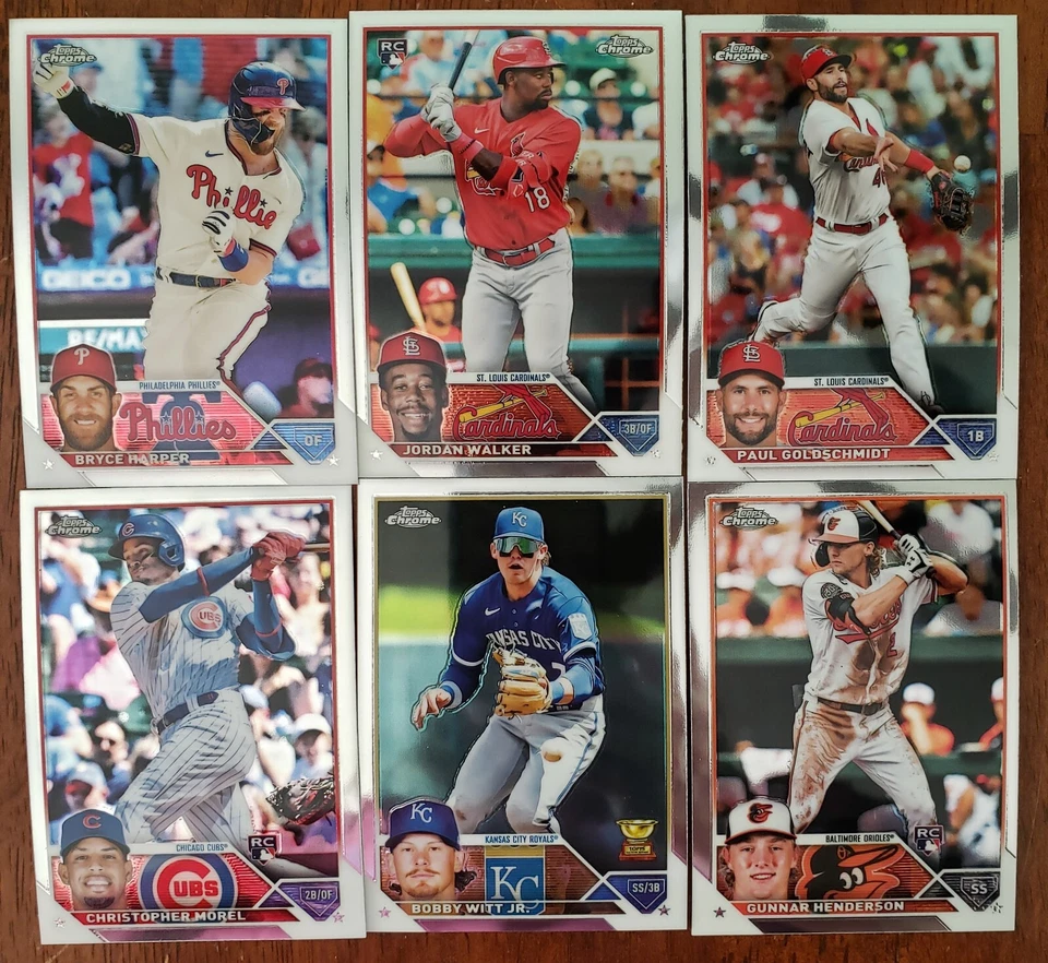 2023 Topps Chrome Baseball 1-220 - You Pick - Image 1 of 1
