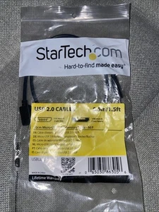 StarTech Micro-USB Extension Cable - M/F - 0.5m (20in) - Picture 1 of 2