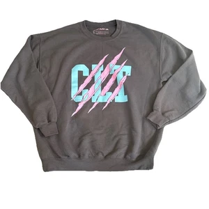 Girl Tribe Co "CLT” Graphic Charlotte Panther Mark Size L Sporty Sweatshirt - Picture 1 of 9