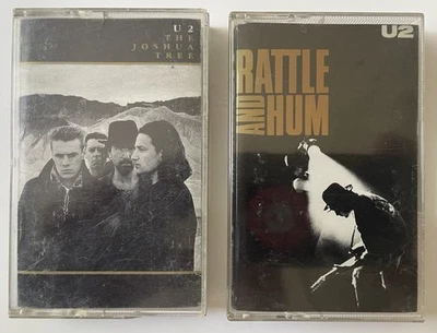 U2 Audio Cassette Tape Lot (2) | Joshua Tree / Rattle Hum - Image 1 of 4