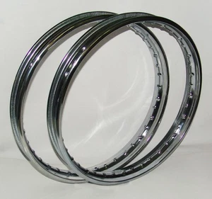 AGRATI GARELLI BIMATIC / M3 COPPIA CERCHI ACCIAIO 1.20 X 18 36 FORI - Picture 1 of 5