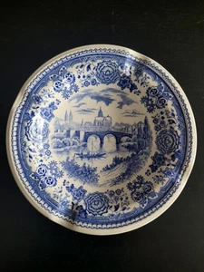 Vintage Villeroy & Boch Mettlach Burgenland blau Aschenbecher - Bild 1 von 8