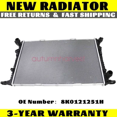 1x Radiador para Audi A6 Quattro A7 S5 S4 A5 A4 V6 Gas 2009 2018 8K0121251H Foto 1 de 4