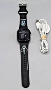 Apple Watch SE 2e génération 44 mm boîtier en aluminium avec bracelet mandalorien *occasion* - Photo 1 sur 10