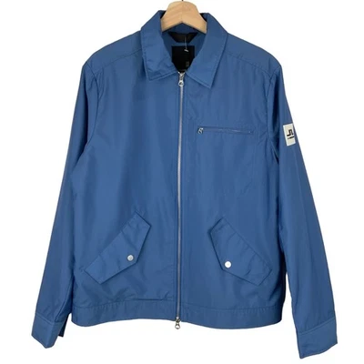 J.Lindeberg Speed Nylon Oxford Overshirt Jacket Work Blue Men's Size Medium NWT - Image 1 of 4