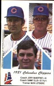 Sammy Ellis / Mark Letendre 1981 Columbus Clippers Police RC ** - Picture 1 of 2
