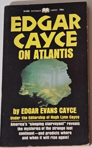 EDGAR CAYCE On ATLANTIS! Vintage 1968 Paperback Library 54-656 3rd Printing! - Imagen 1 de 7