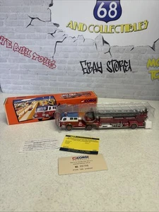 CORGI 51801 LTD. ED. AMERICAN LA FRANCE AERIAL LADDER TRUCK FIRE DEPT, NEW - Picture 1 of 17