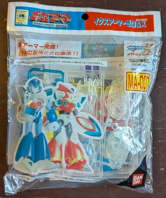 Kit de modelo adicional Bandai 1996 Mega Man Rockman X & Zero Clear Armor Series Capcom - Imagem 1 de 4
