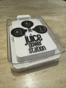 JUICE Power Station Portable Power Bank 11,200mAh 2 Devices- White BRAND NEW - Picture 1 of 8