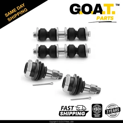 Kit de 4 piezas de barra estabilizadora delantera y rótula inferior para Nissan Frontier 1998-2004 Foto 1 de 4