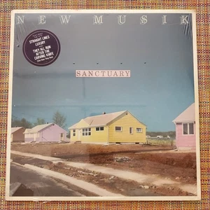 NEW MUSIK - Sancturary / '80s ELECTRO SYNTH POP SEALED LP HYPE STICKER - Picture 1 of 2