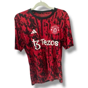 Camiseta Adidas Manchester United Pre Match 23/24 (Rojo/Negro) Talla Mediana - Imagen 1 de 11