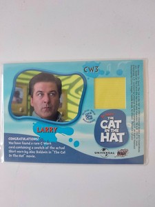 Cat In The Hat Alec Baldwin Shirt Screen Worn  Costume Memorabilia Relic Card 