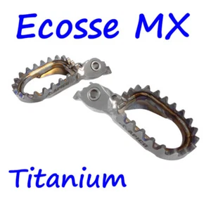 Gasgas TX TXT PRO RAGA APICO TITANIUM Trials Trick Foot Pegs Foot Rests  - Picture 1 of 2