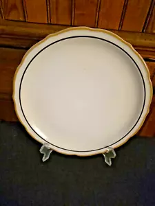 Plato de picar vintage MCM Syracuse China DORADO restaurante mercancía 10" excelente - Imagen 1 de 4