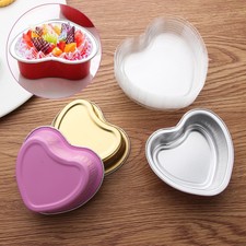 cuocere torta a forma di cuore padella cupcake tazza con coperchio strumenti per torta