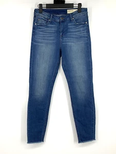 Pistola Jeans Womens Size 28 Blue Denim Skinny Ankle Fray Hem Mid Rise - Picture 1 of 8