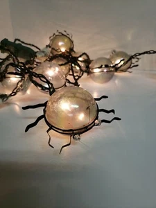 🕷 2 Sets of Super Unique Spider Halloween String Lights Legs Eyes 🕷 15½ FEET - Picture 1 of 9