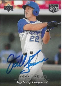 Autographed Signed 1995 Upper Deck Future Stock 25 Todd Greene California Angels - Picture 1 of 1