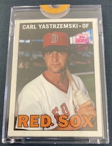 Topps Vault Blank Back Carl Yastrzemski Mt Boston Red Sox HOF - Picture 1 of 3