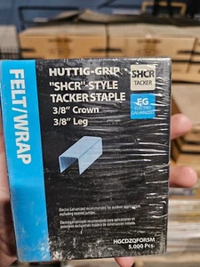 Grapas grapadoras galvanizadas ESTILO SHCR 3/8" corona 3/8" fieltro de patas 5000 grapas - Imagen 1 de 1