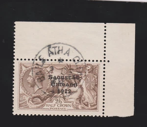Sobreimpresión de caballito de mar irlandés IRLANDA SG64 1922 Thomson muy fina usada fecha ancha - Imagen 1 de 2