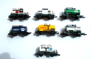 Konvolut Kesselwagen diverse Hersteller in N ohne OVP - Bild 1 von 3