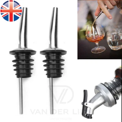 VDL Liquor Pourer Stainless Steel Bottle Cocktail Free Flow Mixing OIL DRIZZLER