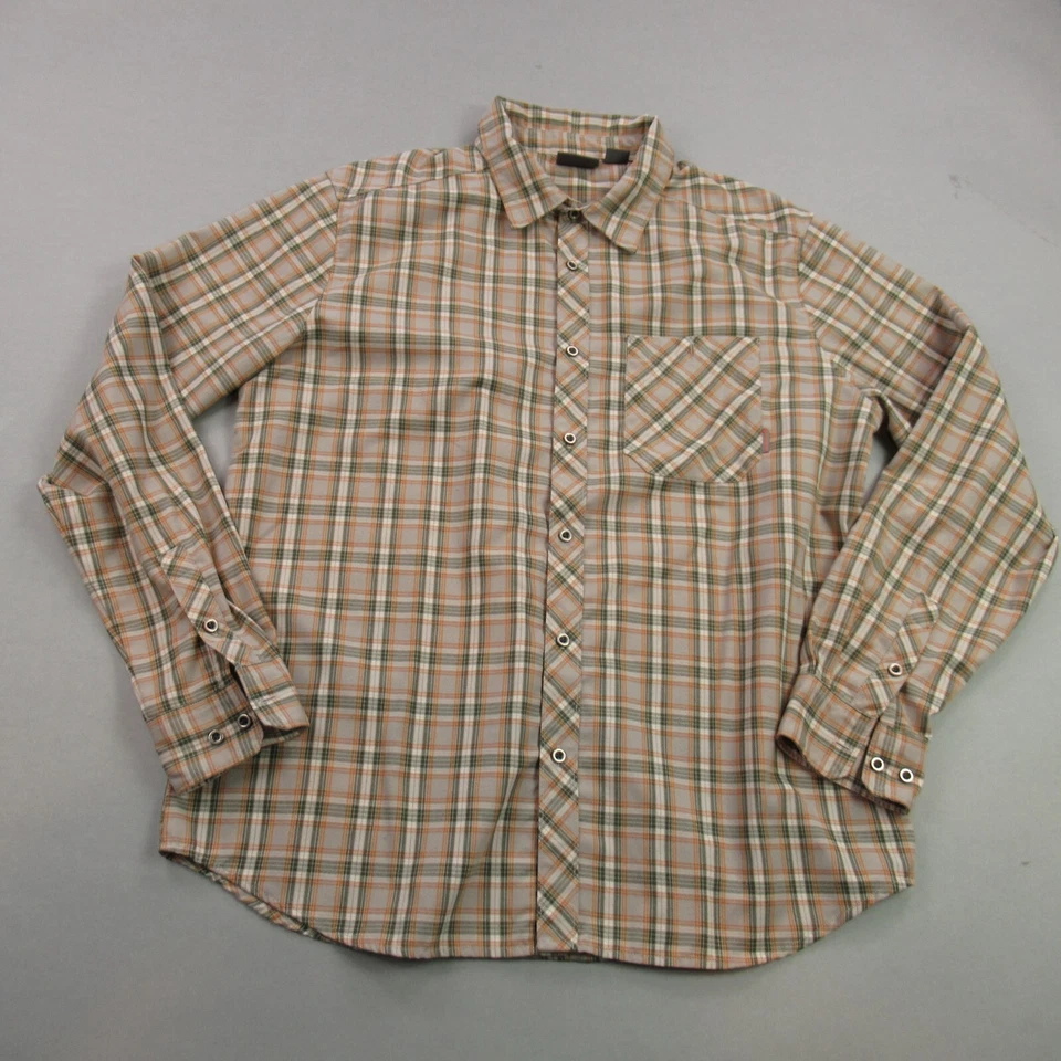 Merrell Shirt Mens XL Long Sleeve Button Front Pockets Outdoors Selectwick - Image 1 of 4