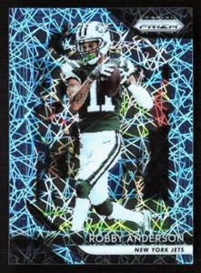 2018 Panini Prizm Robby Anderson Blue Lazer Parallel #55 Jets - Picture 1 of 2