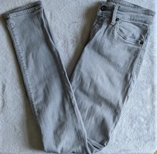 Denham Ladies Light Grey Sharp Skinny Fit Womens Casual Jeans Size 6 - 8 UK