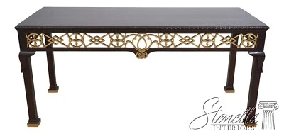 68148: Mesa de biblioteca grande de caoba BAKER Chippendale Foto 1 de 4