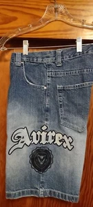 Vintage 90s Avirex Hip Hop Skater Jorts Size 10 - Picture 1 of 10