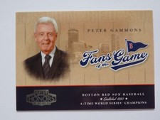 2004 Donruss Playoff Honors Fans of the Game Peter Gammons Card #253FG-3