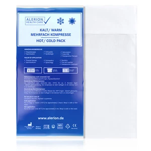Alerion 1 Stück 21 x 38 cm Kalt Warm Kompresse Set + 1x 21 x 38 cm Vlieshülle - Bild 1 von 1