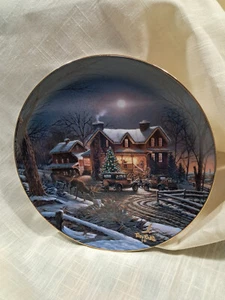 Terry Redlin Plates - and crown thy good with brotherhood gold trimmed plate TSR - Picture 1 of 2