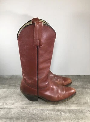 Botas de cuero vaquero del oeste Frye para hombre 2356 Billy vintage sangre de buey talla 10 D Foto 1 de 4