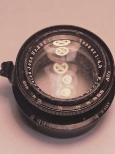 Zeiss Tessar 15cm F:4.5 Contessa Nettel Deckrullo Tropen Klapp Nr.296149 lens - Picture 1 of 11