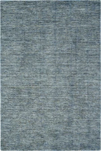 Blue Solid Hand Knotted Tonal Gabbeh Plush Door Mat TT100 - Aprx 3'6"x5'6" - Picture 1 of 1