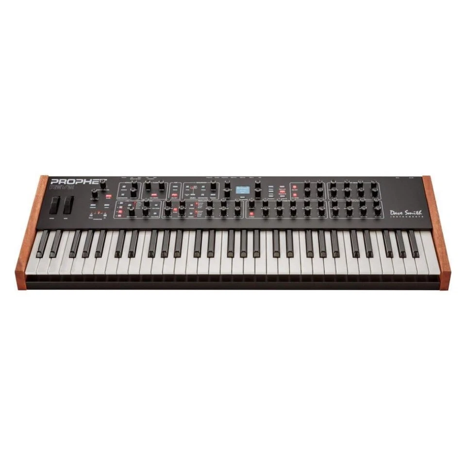 Sequential Prophet Rev2 8 Voice 61 Key Black Analog Keyboard Synthesizer - Image 1 of 4