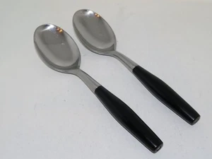 Dansk Designs Black Kongo flatware soup spoon - Jens Harald Quistgaard 1954 - Picture 1 of 3