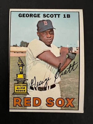 1967 Topps George Scott #75, miscut - 50% off 5 or more under $5 - Image 1 of 2