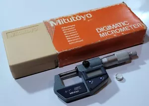 NEU Mitutoyo Digimatic Digital Mikrometer-Gehäuse-Box-Akku 293-761-30 1"/0,001 mm - Bild 1 von 12
