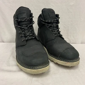 Speed and Strength Dark Horse Street Motorcycle Boots Black Size 12 *USED* - Picture 1 of 6