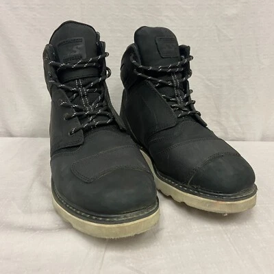 Speed and Strength Dark Horse Street Motorcycle Boots Black Size 12 *USED* Foto 1 de 4