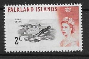 FALKLAND ISLANDS SG204a 1966 2/= BLACK & RED-BROWN MNH - Picture 1 of 1