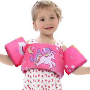Toddler Swim Vest Kids Adjustable Strap Swimming Jacket Pool Floaties Learn Swim - Picture 1 of 12